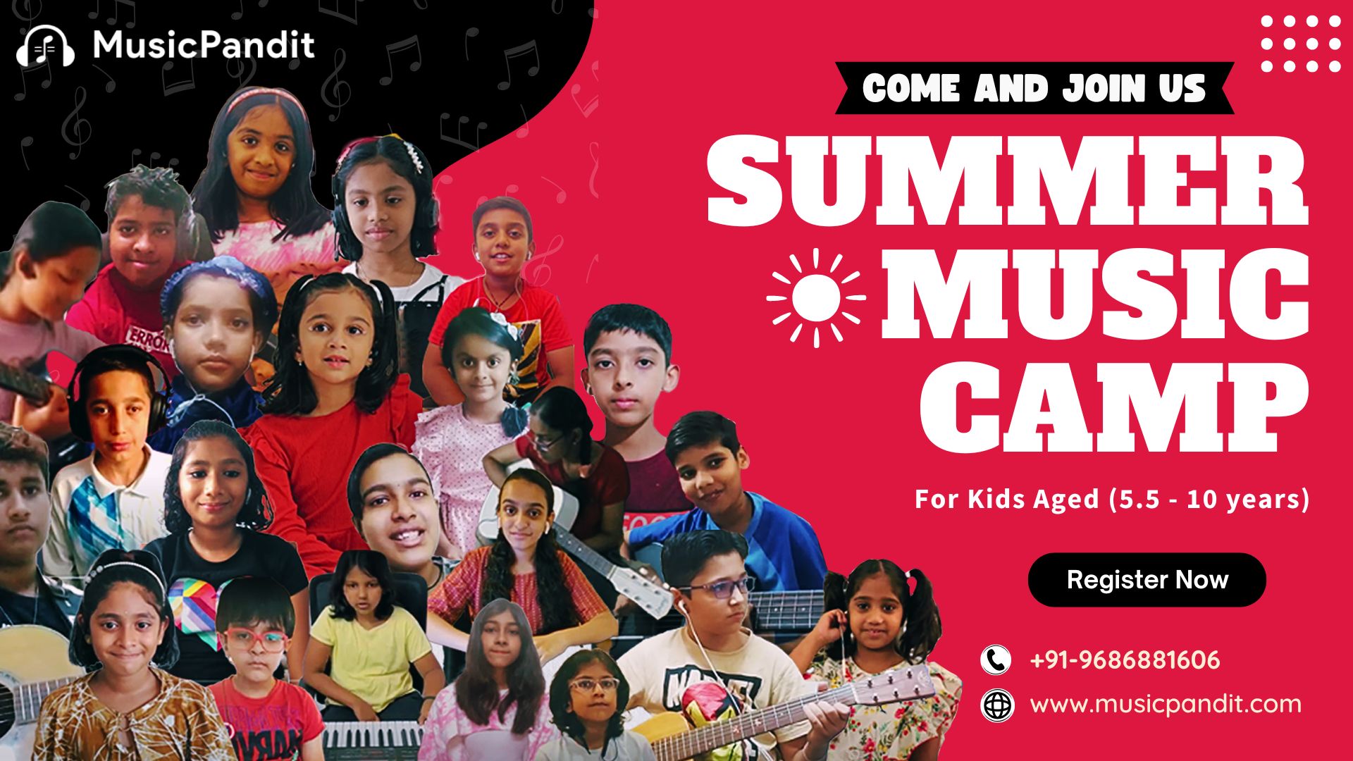 Summer Music Camp Poster