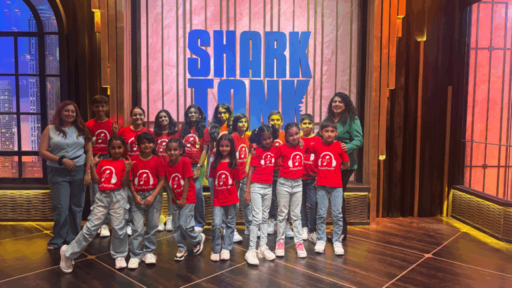 Serah and kids on Shark Tank India