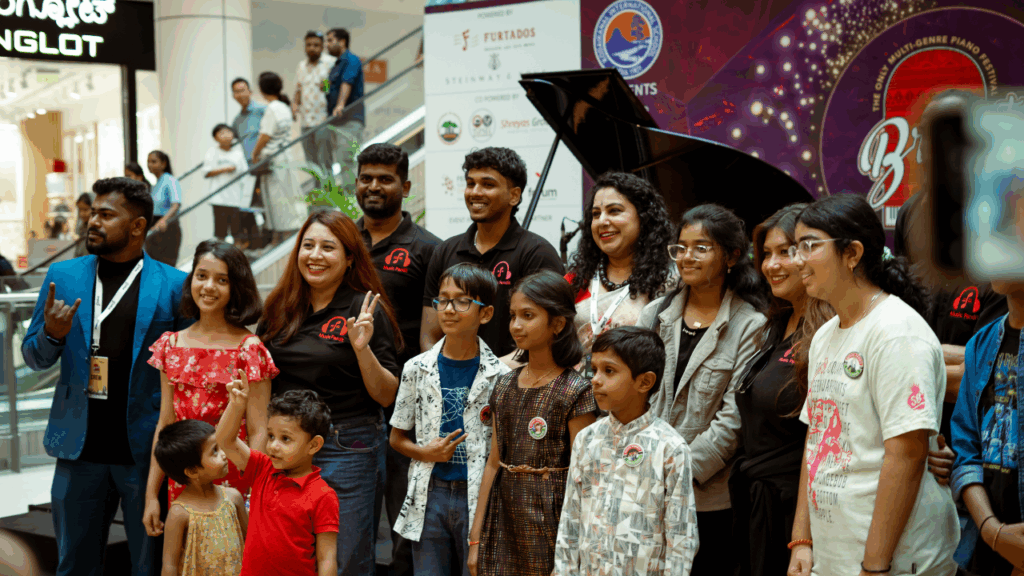 Serah with Kids at Brilliante Music Festival