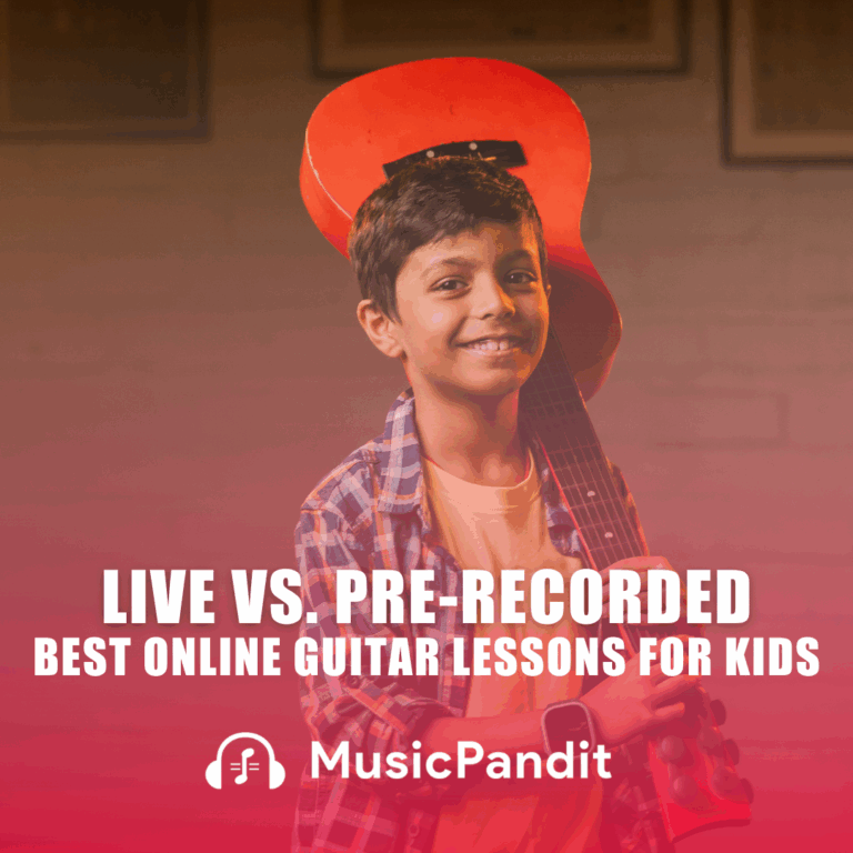 LIVE vs. Pre-Recorded - what's the best online guitar lesson for your child?