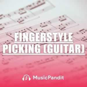 finger picking guitar