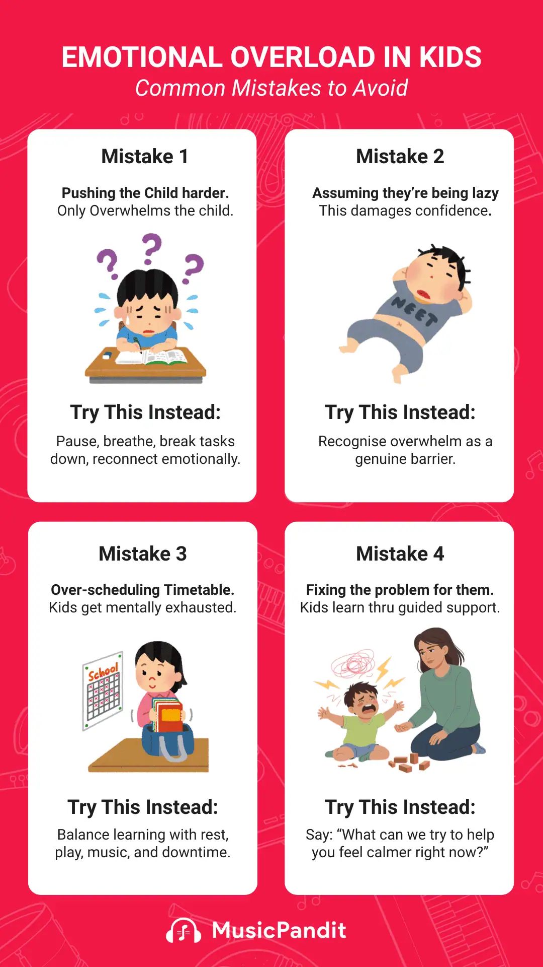 Emotional Overload in Kids: Mistakes to avoid
