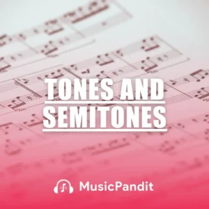 Tones and Semitones in Music