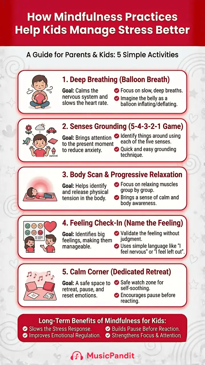 5 Simple Mindfulness Activities Help Kids Manage Stress